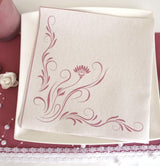 Appartina Elegantia 40X40 Cm Stoflignende Airlaid servietter, Højkvalitets Bryllupsservietter, Stoflignende Bryllupsservietter Engangsservietter til forskellige lejligheder (Dusky Pink)