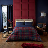 Night Lark Hyggeligt Sherpa Fleece tæppe, Klassisk Rød Tartan, 9 Tog, Luksuriøs, Fluffy, Tykk Og Vendbar, Perfekt Til Sofa, Seng, Sofa, Sofa. Hypoallergen, kan maskinvaskes, Størrelse: Senge og dyner Night Lark Classic Red Tartan King Size