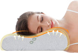 Memory Foam Pude, Nakkestøttepude, Ergonomisk Nakkepude Til Forskellige Sovestillinger Med Aftageligt Betræk Cervikal Ortopædiske Puder Naty Shop White