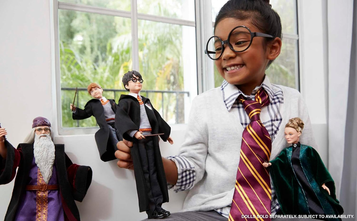 Mattel Harry Potter - samlerdukke (ca. 26 cm) med Hogwarts-uniform, Gryffindor-kappe og tryllestav, legetøj fra 6 år FYM50 Actionfigurer Naty Shop
