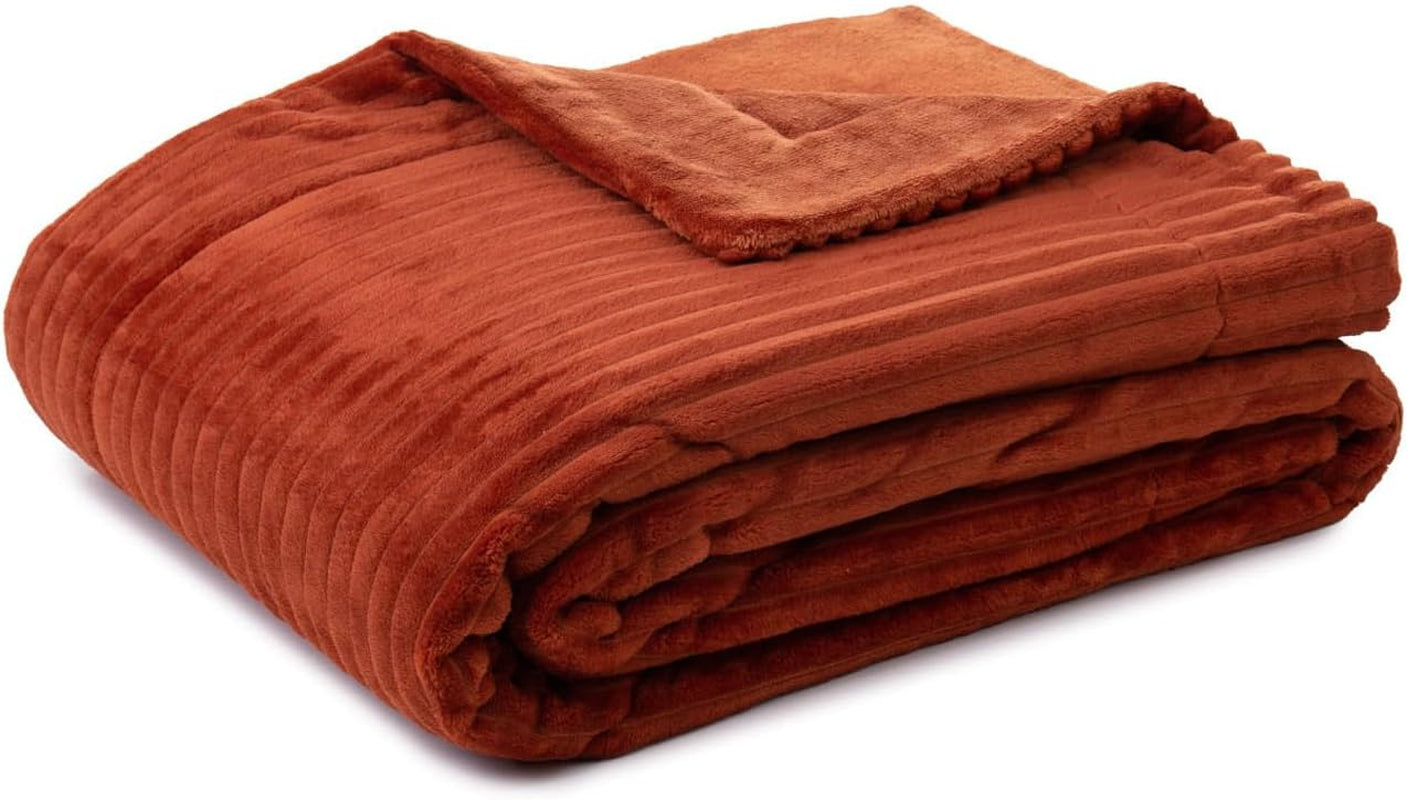 Gözze - Behageligt og blødt tæppe i fløjlslook, 1620G/stk, 150 X 200 Cm - kanel Senge og tæpper Besuche den Gözze-Store Cinnamon