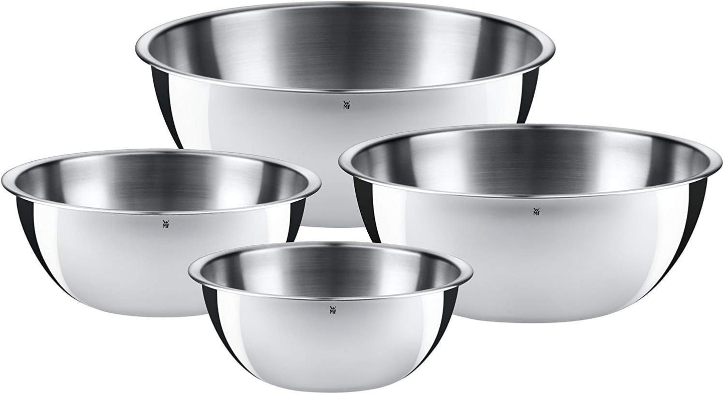 WMF Ceramill Oakwood Cromargan sæt, elektrisk kværn og Gourmet For The Kitchen skål sæt 4 stk. Kværne og skæremaskiner Naty Shop