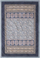 BASSETTI ternet bomuld TORCELLO farve MØRKEBLÅ B1 str. 135X190 Dyner og dyner Naty Shop sølv 135X190