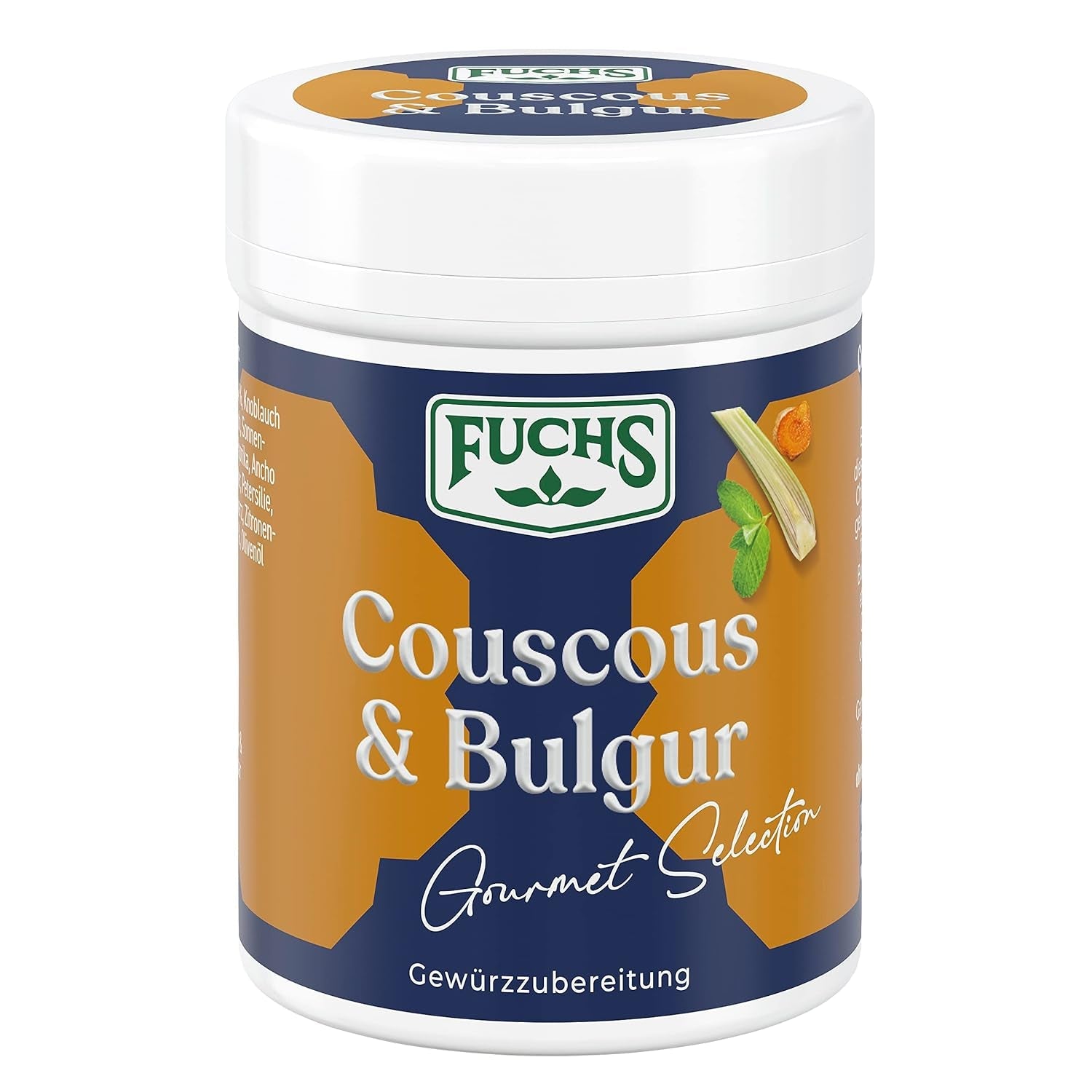 Fuchs Spices Gourmet Selection Mellemøsten/Afrika - Couscous og Bulgur Krydderiblanding Genopfyldelig krydderiblanding til krydderier Bulgurretter Vegansk 55g