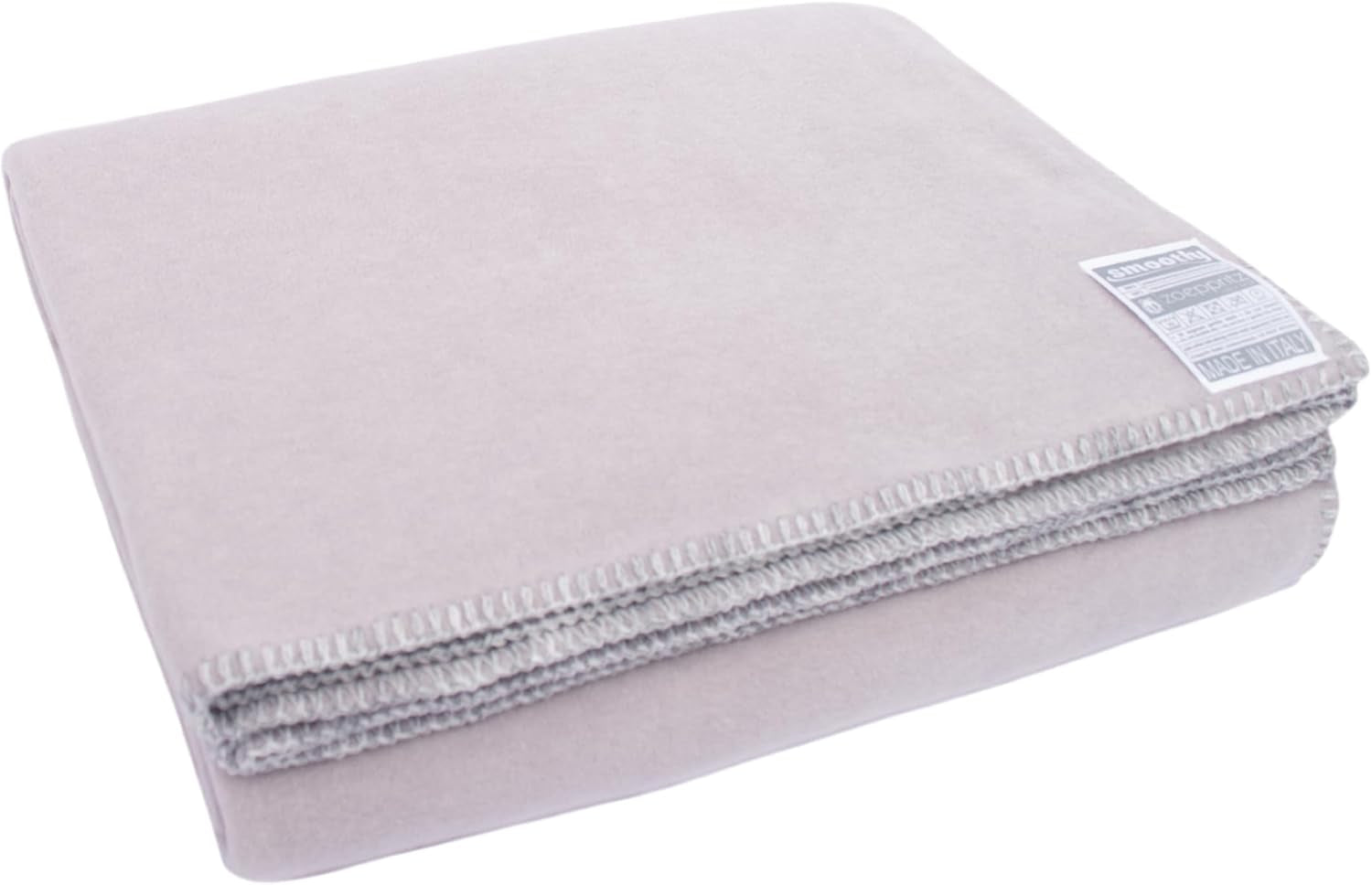 Zoepritz siden 1828 Glat fleece tæppe - Fluffy behageligt polar fleece tæppe - Vegansk - 140X190Cm - 010 Off-White, 010 Offwhite Zoepritz Siden 1828 Senge og betræk 920 Lysegrå Mel. 140 x 190 cm