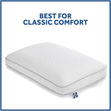 Sealy Essentials Memory Foam Pillow Standard White 2 Piece Naty Shop Standard Puder