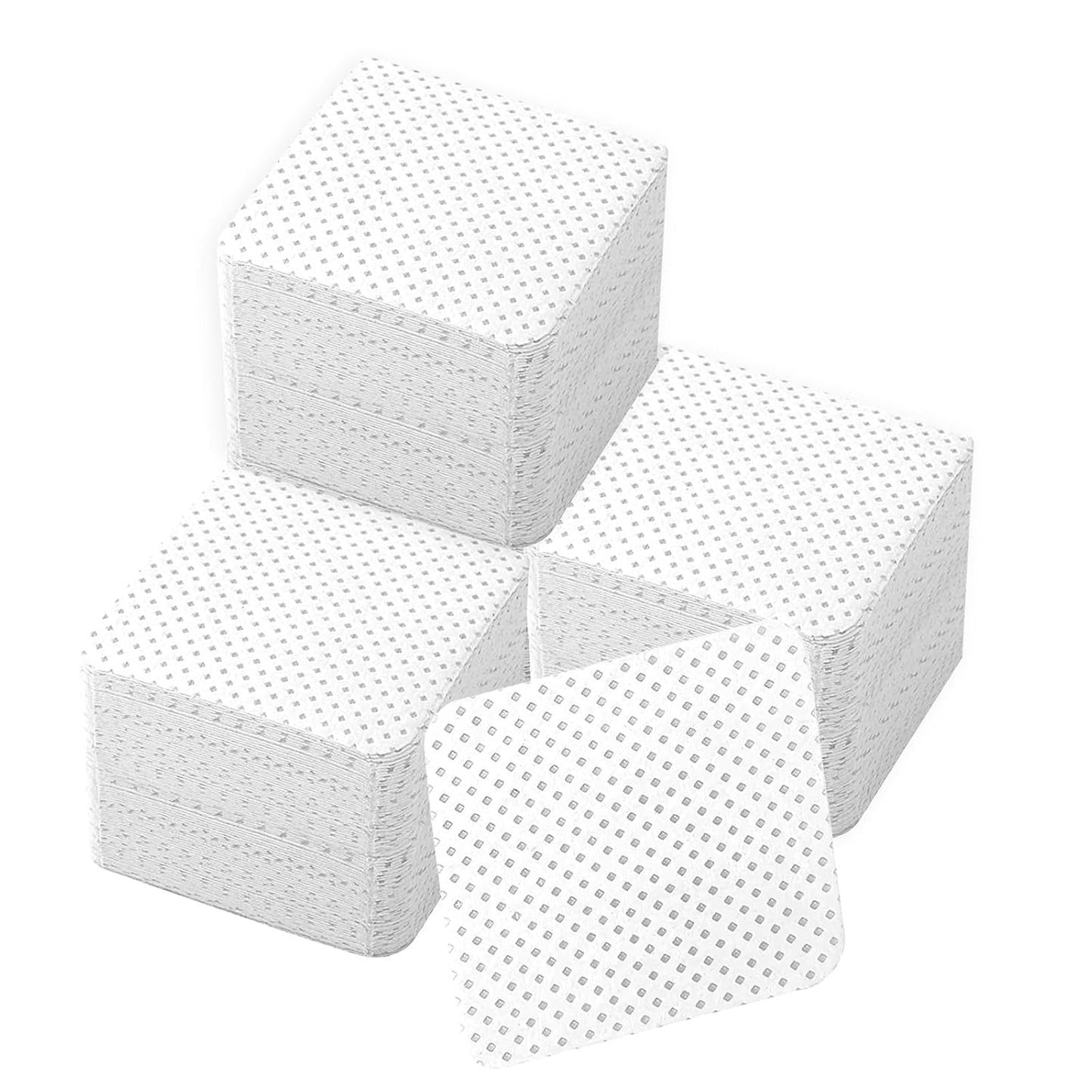 330 Stück Fusselfrei Nägel Wattepads, Fusselfreie Nageltücher, Nagel Wischtücher Wattepads, Nagelleck Entfernen Für Cleaner Gelnägel Nail Wipes Pads (Weiß)