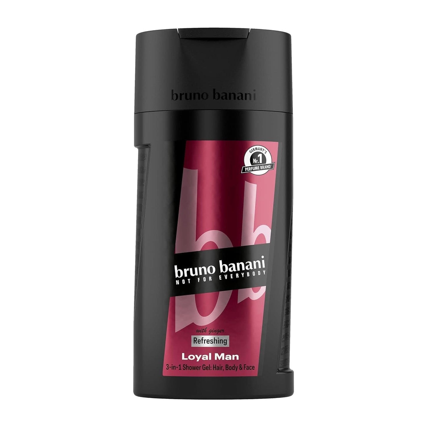Bruno Banani Loyal Man 3 i 1 shower gel til krop, hår og ansigt, mænd, 250 ml Brusebad og bad Naty Shop 250 ml Æble