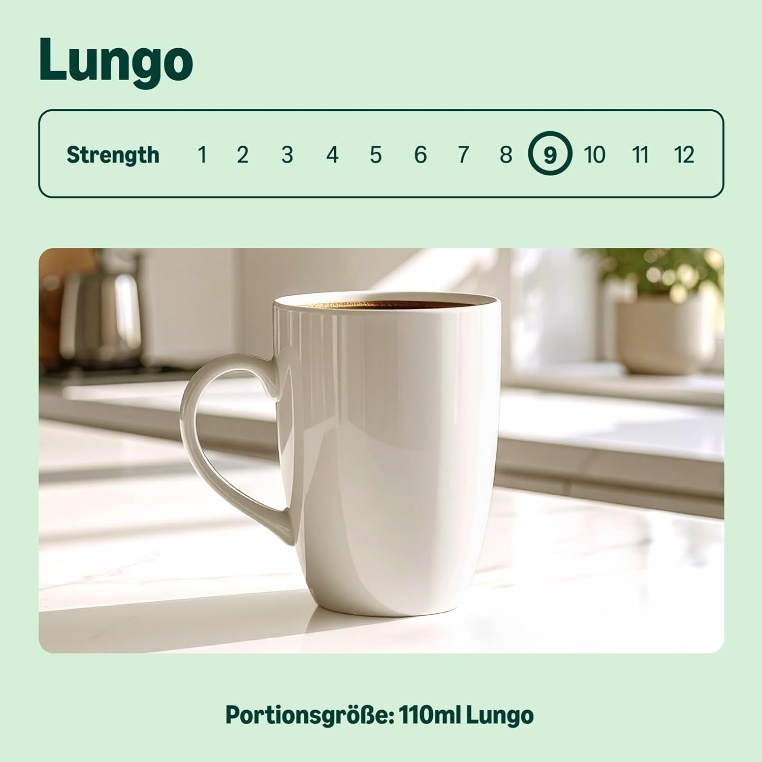 fra Amazon Lungo Aluminium-Kaffeekapseln, kompatibel med Nespresso, mittelgeröstet, 100 Stück (5 Packungen mit je 20 Stück) – Rainforest Alliance zertifiziert