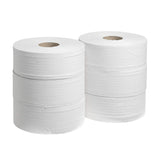 Scott Essential Jumbo Toiletrulle 8501 - toiletpapir Jumborulle - 6 ruller X 1.053 ark 2-lags toiletpapir (2.400 M i alt)