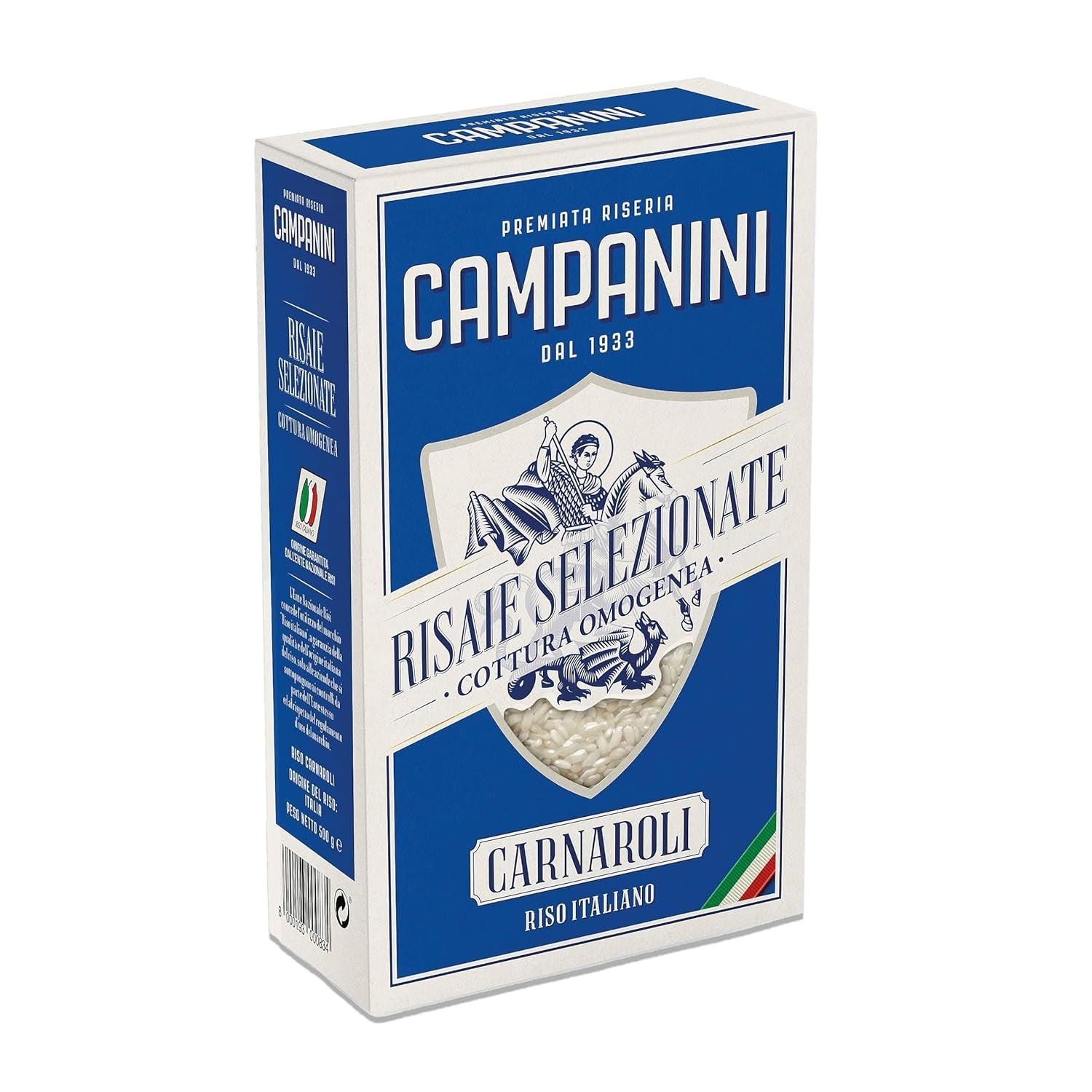 RISO CARNAROLI | Ris Risotto | 500 g fra Italien | Risottoer og supper | RISERA CAMPANINI