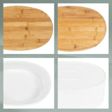 Kela brødkasse med ventilationshuller, keramisk brødkasse, SALENA, brødskål, hvid, 36,5 x 23,5 x 14 cm Madkasser Naty Shop