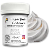 Madfarve Sugarflair Max Concentrated White Ekstra, højkoncentreret madfarve til marcipan og fondant, pastafarve Max Concentrate - 42 g