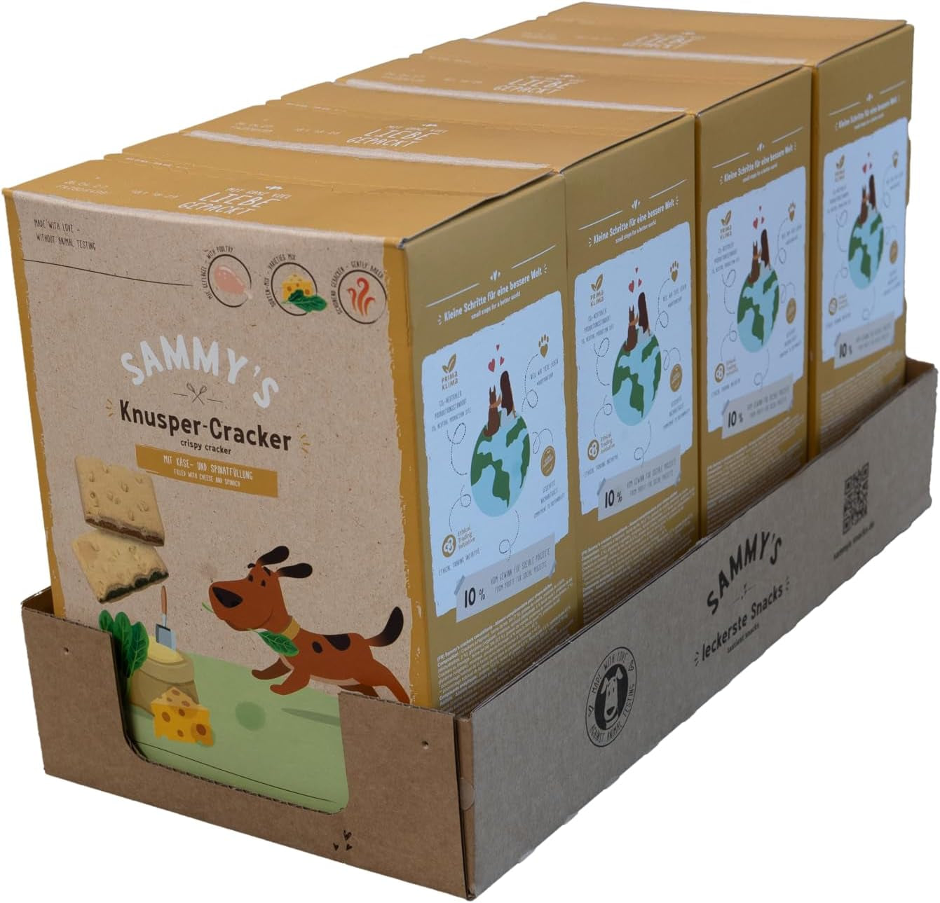 Sammys müsli-mønter | Sprøde bagte snacks til hunde | 5 kornmüsli-mønter til din store lodne ven (30 kg+) | 1 kg
