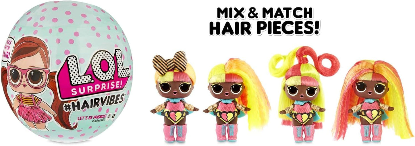 LOL Surprise Collectible Dolls til piger - Med 15 forskellige overraskelser og frisurer - #Hairvibes Dolls