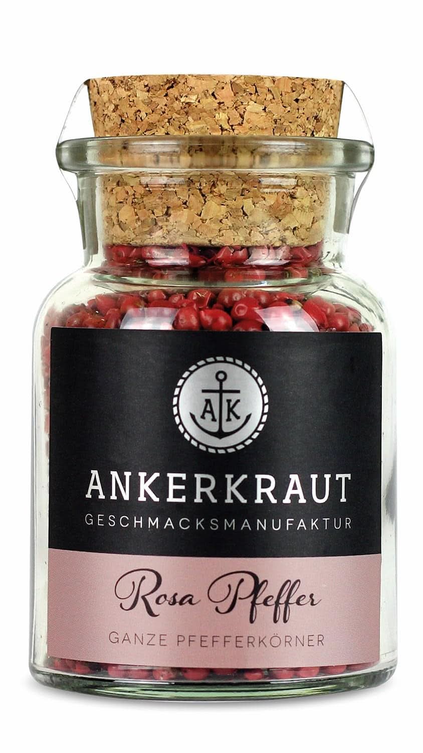 Ankerkraut, pink peber (Schinus Berry), pink bær, perfekt til gin og tonic, 45 gram Condimente Naty Shop