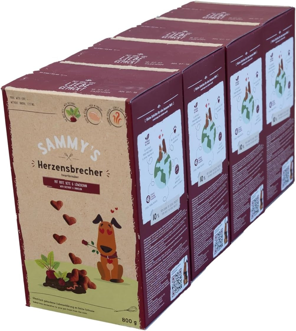 Sammys müsli-mønter | Sprøde bagte snacks til hunde | 5 kornmüsli-mønter til din store lodne ven (30 kg+) | 1 kg