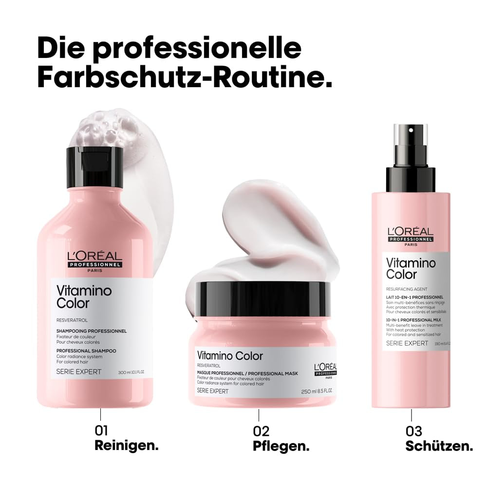 L'Oréal Professionnel Serie Expert Vitamino Color Mask Rejsestørrelse Naty Shop hårmaske
