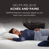 TEMPUR-PEDIC Symphony Pude Lavet af memory skum, Luksuriøs, Blød, Standard, Hvid Standardpuder Naty Shop