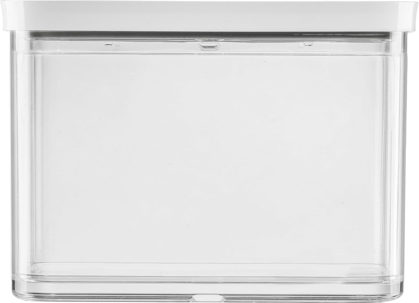 ZWILLING FRESH & SAVE CUBE Box, størrelse 2M, modulær og stabelbar opbevaringsboks, Hermetisk og tømbar opbevaring, Tåler opvaskemaskine, Transparente madopbevaringsbokse Naty Shop
