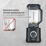 CASO Powerblender B 2000 - Profi Standmixer, 30.000 U/Min, 2000 Watt, Bruchsicherer Tritan-Mixbehälter (2 L), Bpa-Frei, Pulse-, Shake-, Smoothie-Funktion, 8-Fach Messer-System Mit Titanbeschichtung Kitchen Naty Shop