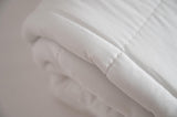 Dyne TRAMAS+ 200 Gr/M² til senge lavet af silikoniserede hule fibre - 150X220 Cm - Oeko Tex certificeret - Hvid, blød, varm, minimalistisk - Seng 90 Cm Dyner og dyner Naty Shop