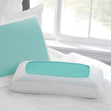 Sealy SE '19 Essentials SM Aqua Bubble Gel-lagen, 1 MC (US) pude, hvid, 61 X 40 X 14 cm Naty Shop standardpuder