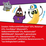 FRECHE FREUNDE KIDS, Bobs & DIKKAs Crunchy Banana Cacao Müsli, Crunchy Chokolade Müsli til børn, Lavt sukkerindhold, ingen tilsætningsstoffer, 100 % vegansk, 6 stykker (6 x 280 g)