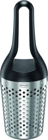 RÖSLE Muskatnødkværn, rustfrit stål 18/10 Skræller Naty Shop Kräuterdusche Mit Wiegemesser