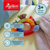 SIGIKID 40490 Aktiv ring Baby Activity PlayQ Legetøj til piger og drenge anbefales til børn fra 3 måneder flerfarvet Babylegetøj Naty Shop