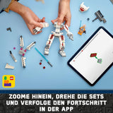 LEGO Star Wars Luke Skywalkers X-Wing Mech, samlelegetøjsklodser, actioneventyr, gaveidé til kreative drenge og piger i alderen 6+ 75390 Byggesæt Besuche den LEGO-Store