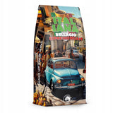 Ristede kaffebønner Italiana Bellagio 1kg | 80% Arabica og 20% ​​Robusta | med strejf af nødder og mørk chokolade | friskristet, lav syreindhold | til kaffemaskiner | Blå spækhugger kaffe