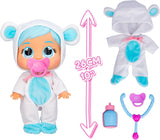 Cry Babies Loving Care Kristal Doll, Kristal Loving Care Baby Doll med 3 tilbehør til lægeleg, sygepleje, Crying with Real Tears, Legetøj i 18 måneder baby