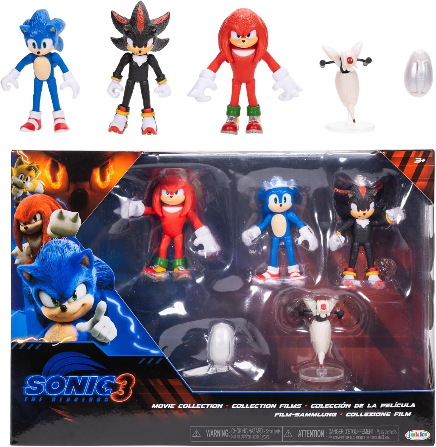 Sonic 3 Movie 6 Cm Action Figurer Multipack Actionfigurer Naty Shop Standardtitel