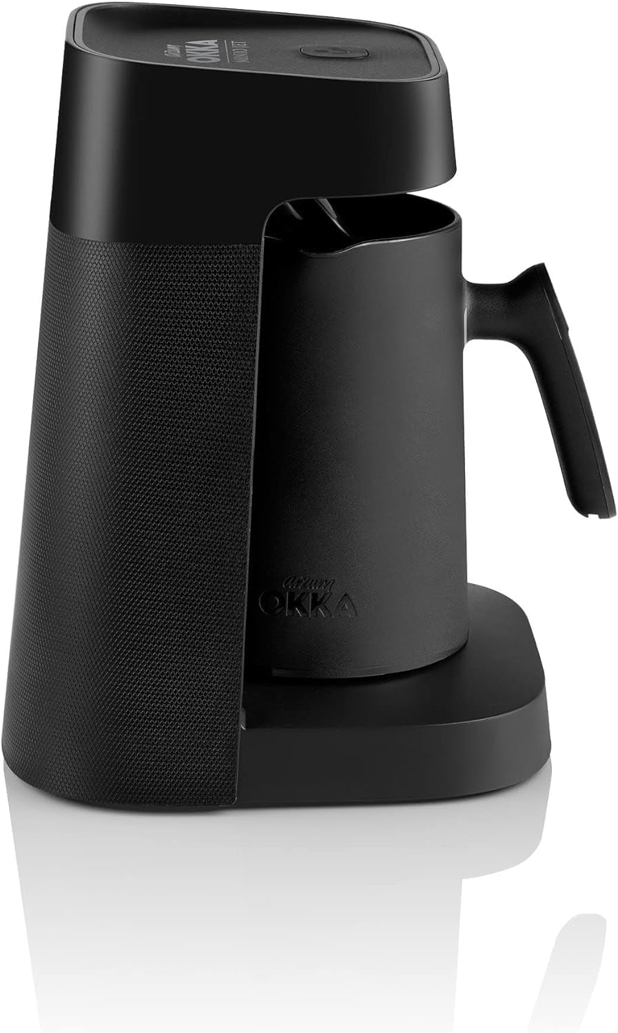 Tyrkisk kaffemaskine Arzum Okka MINIO JET, 400 W, kapacitet 5 kopper, overløbsbeskyttelse, akustisk advarselssystem, tyrkisk kaffemaskine, krom