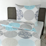 Bierbaum sengetøj, maco-satin, Designet i Tyskland, model 6383 turkis 02, 155X220 Cm + 80X80 Cm, komfortstørrelse Senge og tæpper Besuche den Bierbaum-Store Turkis 155X220 Andre prøver