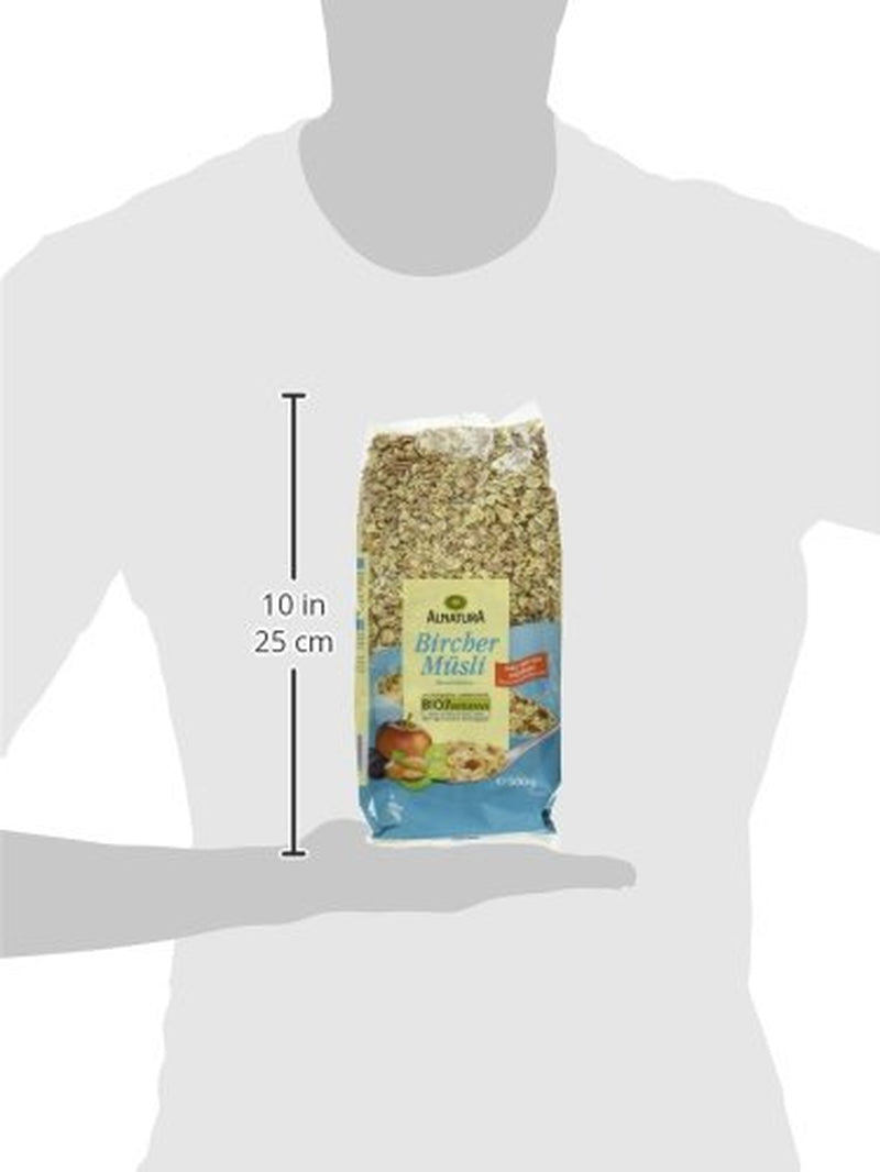 Økologisk Bircher-musli, vegansk (1 x 500 g)