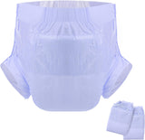 CutiePlusU voksenbleer, tør overflade, maksimal absorptionsevne natten over, engangsble til inkontinens - blå, 2 stk. (medium 71-96 cm)