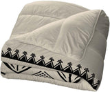 Bleu Câlin Trykt 1 person Hermance quilt, polyester, blå/grå, 140 X 200 Cm Dyner og dyner Naty Shop Creme / sand / sort 220X240 Cm