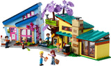 LEGO Friends Olly og Paisley Family House, Dukkehus med figurer og tilbehør, To-etagers hus og træhyttesæt, kreativ gave til piger og drenge 7+ 42620 Byggesæt Besuche den LEGO-Store