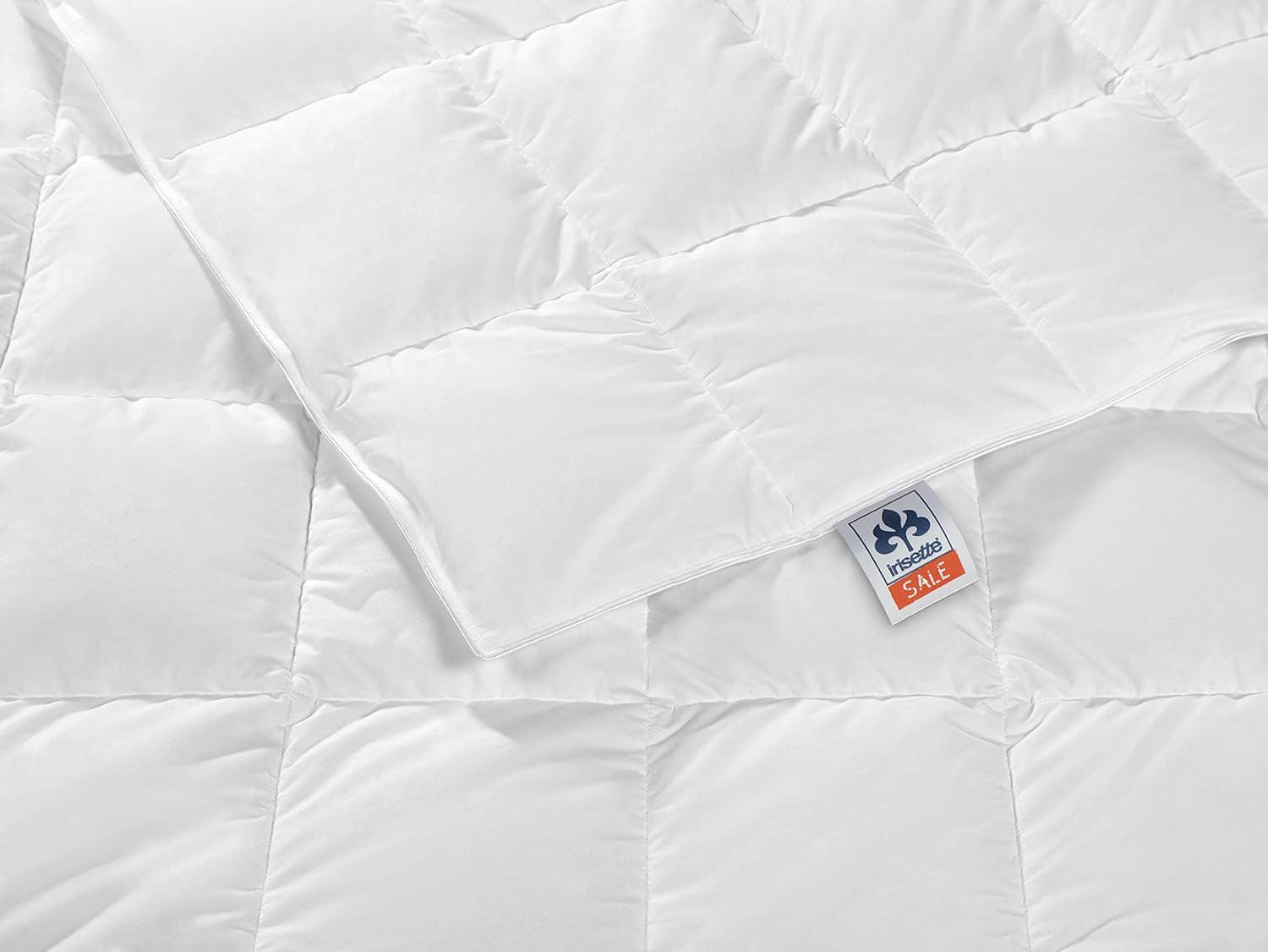 Irisette Nora dundyne Let sommerdyne med 100% bomuldsbetræk, 100% klasse I dunfyld, 135 X 200 cm, Oeko-Tex certificeret, produceret i henhold til den tyske kvalitetsstandard Dyner og dyner Naty Shop Light 135 X 200 Cm