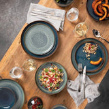 Villeroy & Boch Crafted Denim morgenmadssæt, 6 dele, til 2 personer, blå