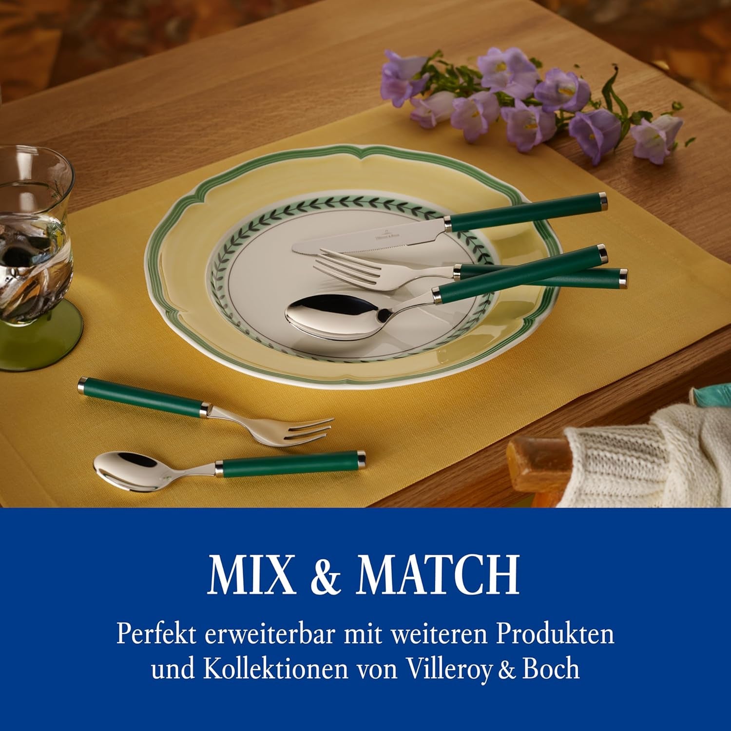 Villeroy & Boch - Bestiksæt Play! Green Garden, 30 stk Kitchen Naty Shop