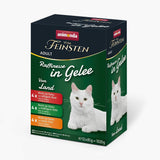 animonda Vom Feinsten Adult Raffinesse Katzenfutter in Gelee, Mixpack vom Land (12 x 85 g), Nassfutter mit Taurin og Vitamin D3, ohne Zusatz von Zucker, Soja og Getreide