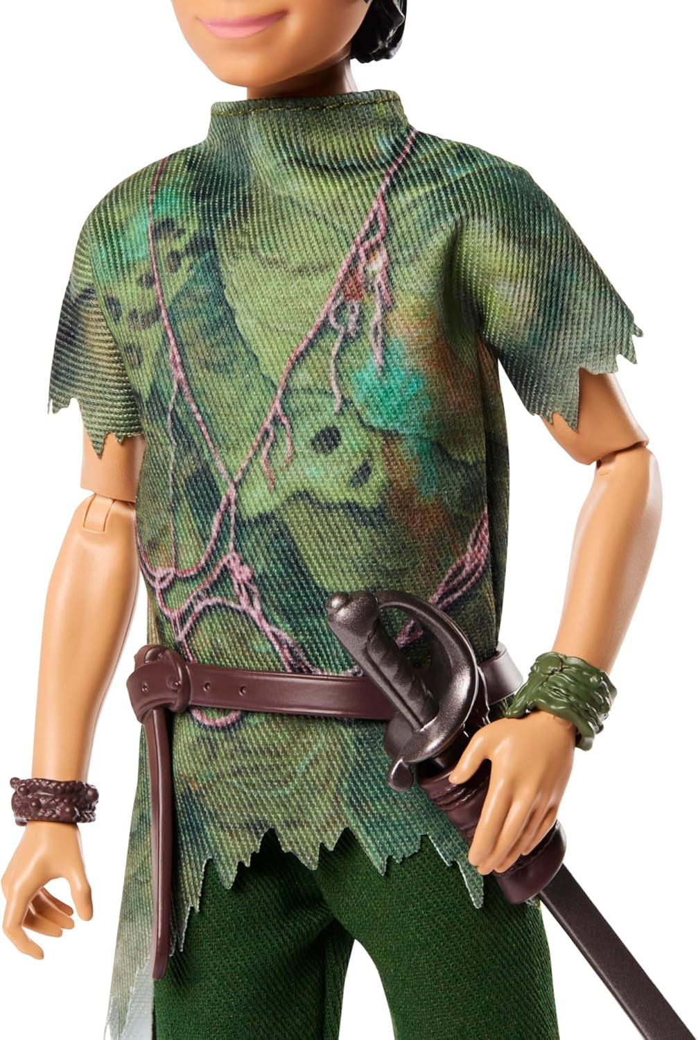 DISNEY Peter Pan og Wendy - poserbare figurer med typiske kostumer og aftageligt tilbehør, bukser i blødt materiale, til genskabelse af yndlingsscener eller kreativ leg, til børn fra 3 år og opefter, HNY36