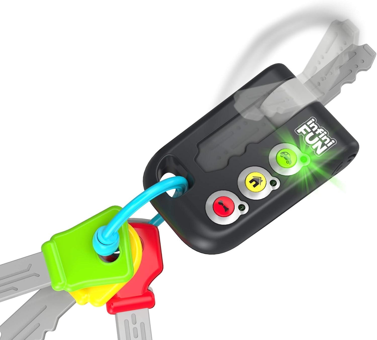 My Duo High-Tech Phone + Key - En meget realistisk telefon og nøgle. - Legetøj til flere læringsprojekter fra 12 måneder Bebe Naty Shop Toys