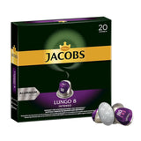 Kaffeekapsel Lungo Intenso, Intensitet 8 af 12, 200 Nespresso®*-kompatibel Kapsel, 10 x 20 Getränke & Kapseln Espresso Intenso, Intensität 10.100 Nespresso®*-kompatibel Kaffeekapsel, 10x10