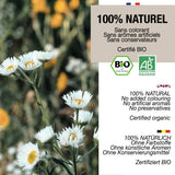 ORIGEENS Økologisk kamilleblomstte fra Europa, 100 g | Løsbladste, økologisk te til søvn og fordøjelse | Tysk kamille | Certificeret og pakket i Tyskland