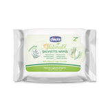 Chicco NaturalZ Protective Wet Wipes, Pakke med 20. Naturlig sommerbeskyttelse med citrongræs og eukalyptus, dag- og natbeskyttelse.