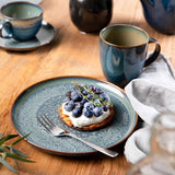 Villeroy & Boch Crafted Denim morgenmadssæt, 6 dele, til 2 personer, blå